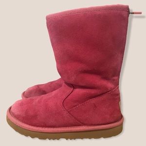 UGG Kids' Lil Sunshine II Leather in Wild Rose
